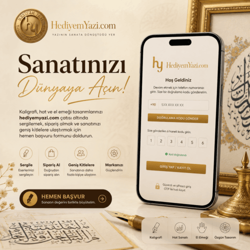 Başvuru - Hediyem Yazı - İzmir
