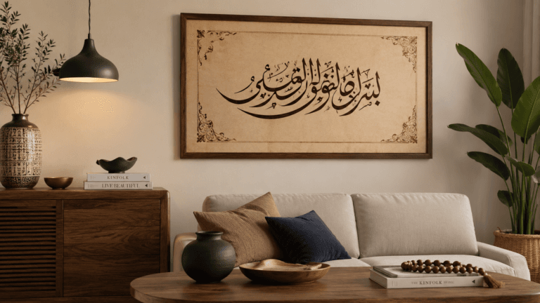 Ev ve Yaşam Dekorasyonunda Kaligrafi Sanatı