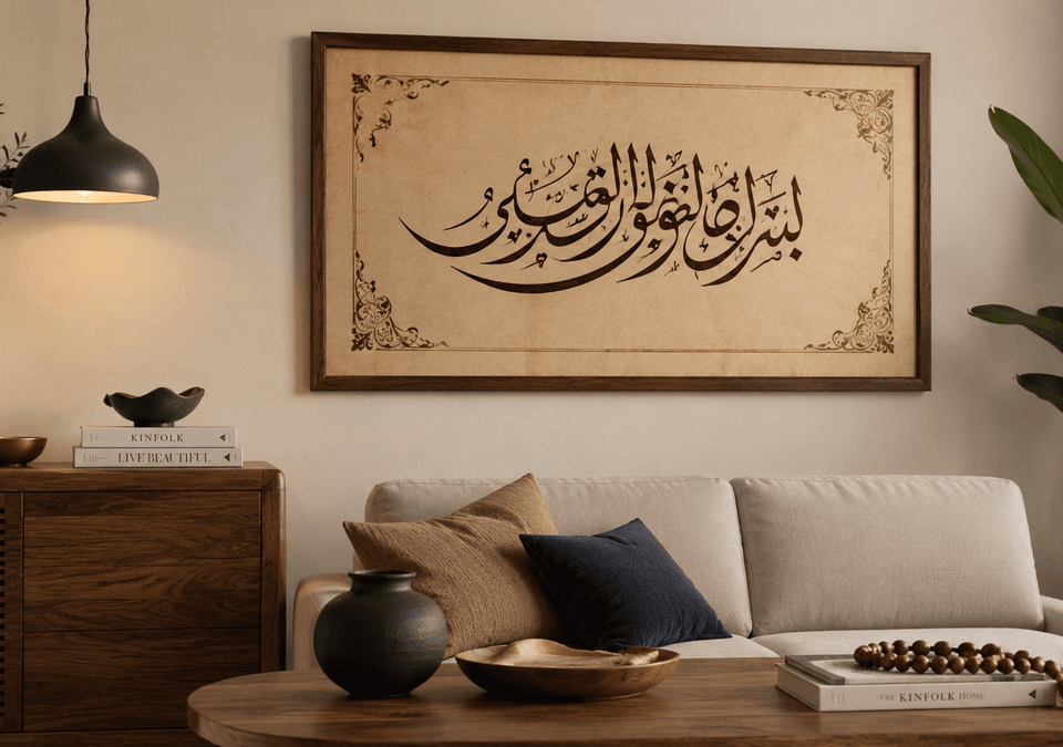 Ev ve Yaşam Dekorasyonunda Kaligrafi Sanatı - Hediyem Yazı - İzmir