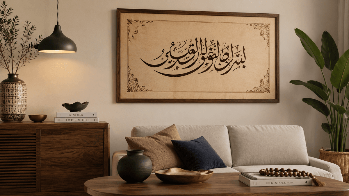 Ev ve Yaşam Dekorasyonunda Kaligrafi Sanatı - Hediyem Yazı - İzmir